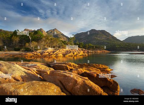 Honeymoon Bay And The Hazards Coles Bay Off The Freycinet Peninsula