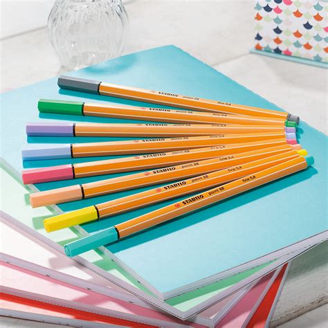 20 Stylos Feutres STABILO Point 88 Pointe Fine ColorParade Classique