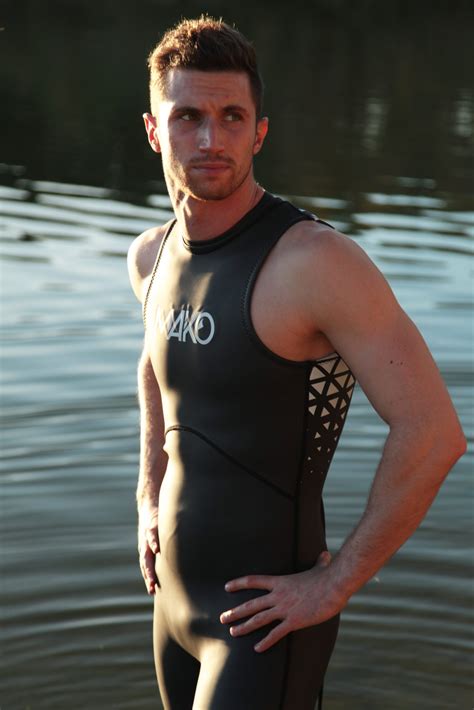 Buy Mako Neoswim Sleeveless Men Wetsuit Triathlon And Open Water