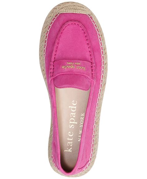 Kate Spade New York Womens Eastwell Slip On Espadrille Flats Macys