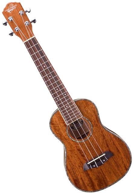 Oscar Schmidt Ou6w Wide Neck Hawaiian Koa Tenor Ukulele Uke