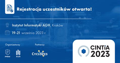 Otwieramy Rejestracj Na Konferencj Analityczn Cintia Polska