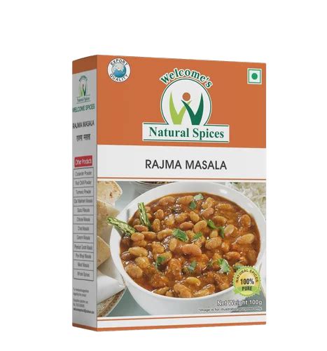 Welcome S Rajma Masala Packaging Size G At Rs Kg In Sonipat