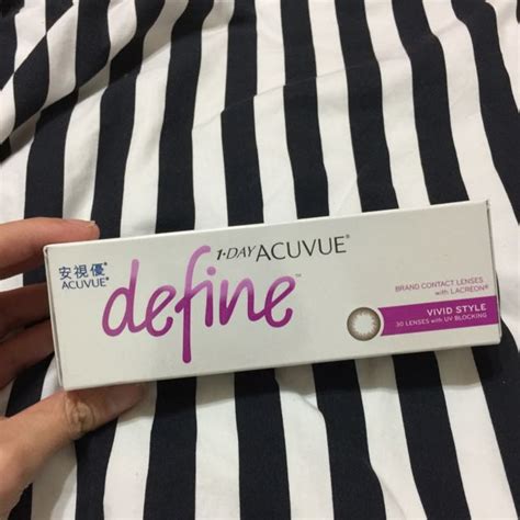 1 Day Acuvue Define Vivid Style Beauty And Personal Care Face Face Care On Carousell