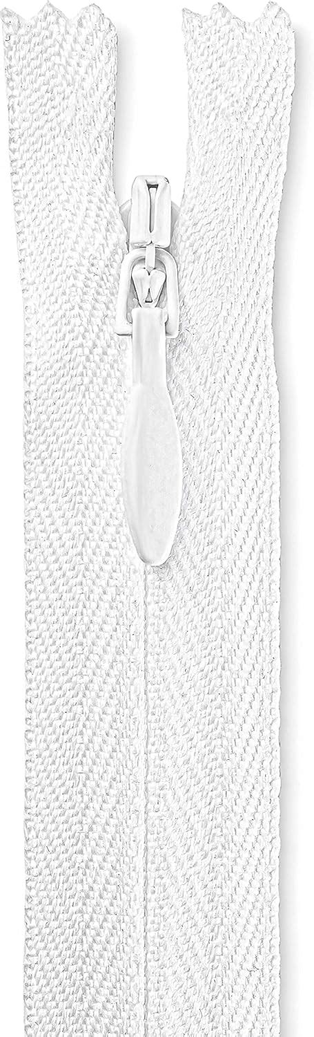 Amazon Inch Invisible Zipper White Non Separating Zipper Nylon