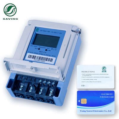 V A Single Phase Prepaid Energy Meter Din Rail Smart Meter Remote