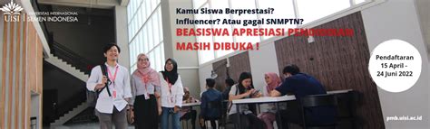 Pengumuman Penerimaan Mahasiswa Baru UISI