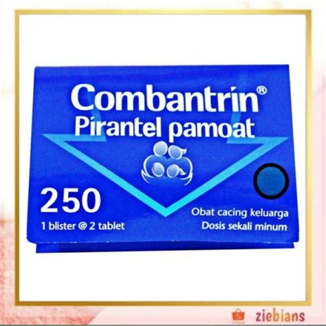 Combantrin Tablet 125mg Dan 250mgobat Cacing Untuk Anak Dan Dewasa