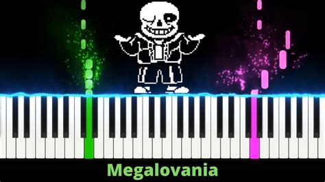 Undertale Megalovania Piano Tutorial With Sheet Music Youtube