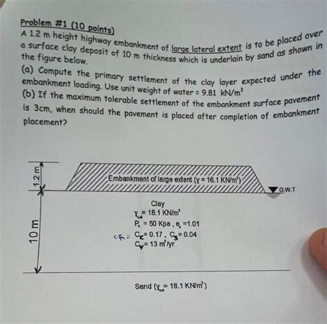 Solved Problem 1 10 Points A 12 M Height Highway