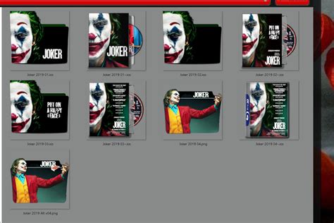 Joker 2019 Icon Set By 0hgod On Deviantart