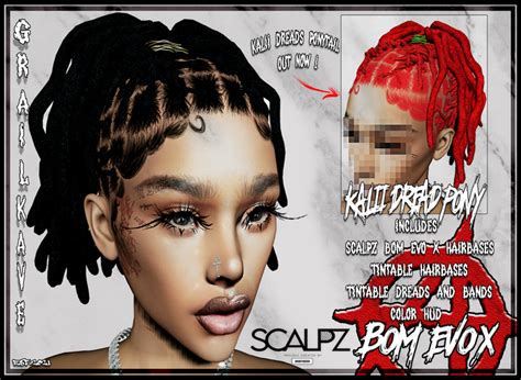 Second Life Marketplace - [GK] KALII DREAD PONYTAIL