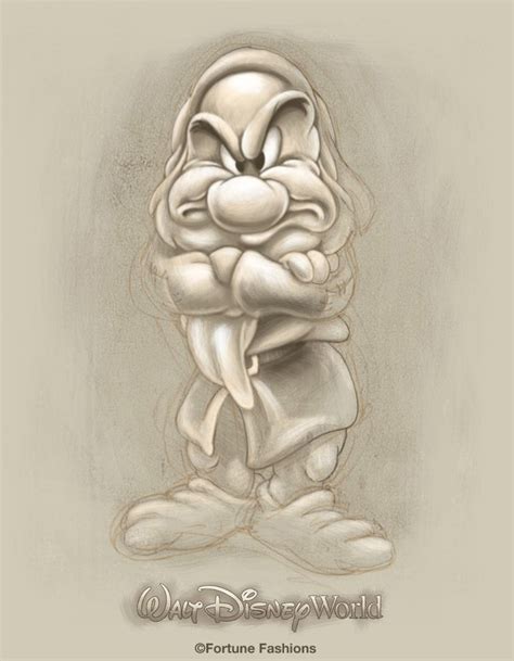 How To Draw Grumpy From The Seven Dwarfs 8 Steps With Pictures Artofit