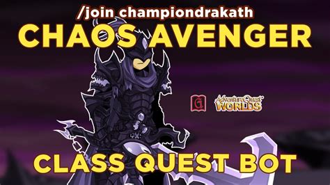Chaos Avenger Class Quest Bot Grimlite Rev Youtube