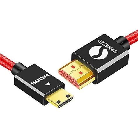 Annnwzzd Mini Hdmi Cable Coiled Mini Hdmi To Hdmi Male Cable Length M