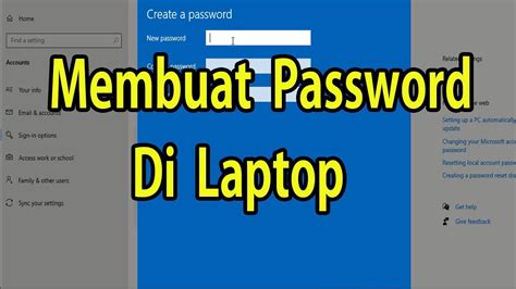 Cara Membuat Password Laptop Cara Membuat Password Di Windows