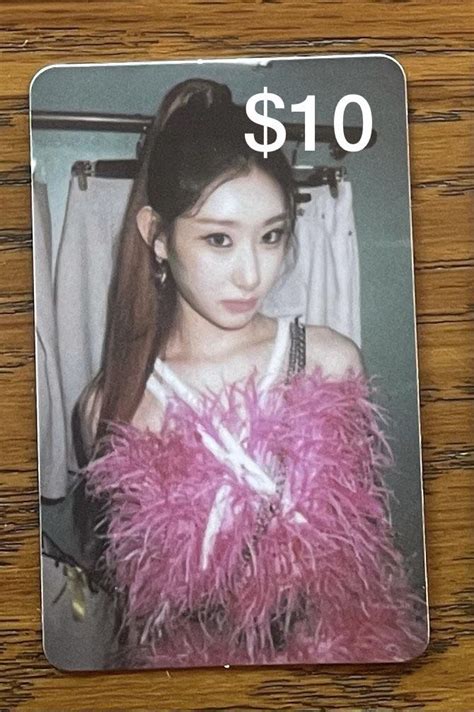 Itzy Crazy In Love Special Edition Jewel Case Chaeryeong Photocard