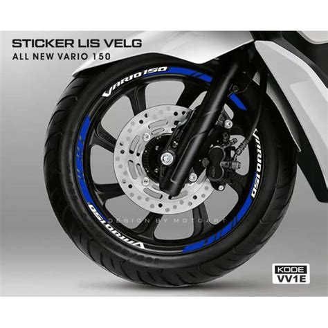 Jual Sticker Print Cutting Lis Velg All New Vario Shopee Indonesia