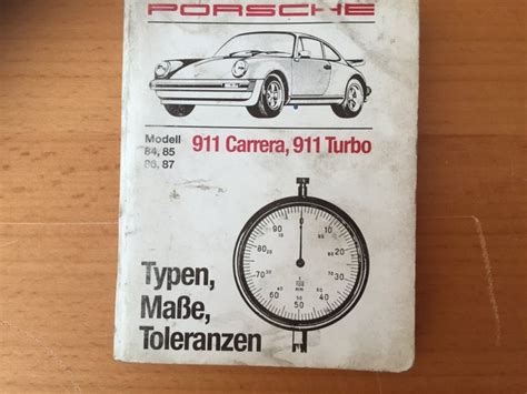 Porsche Typen Ma E Toleranzen Porsche Sc Und Catawiki