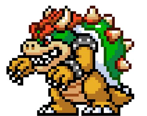 Bowser Sprite By Snowypuzzle On Deviantart