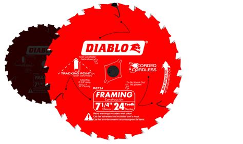 Diablo 7 1 4 24t Framing Demolition Saw Blade Great Lakes Supply