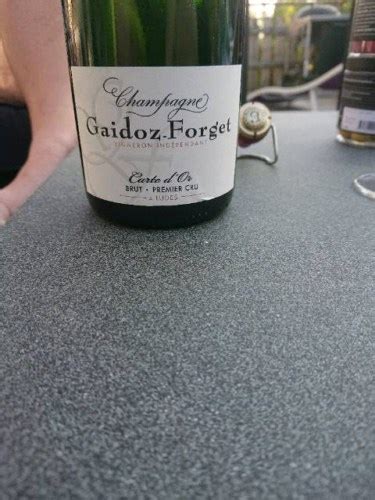 Gaidoz Forget Carte D Or Brut Champagne Premier Cru Vivino Us