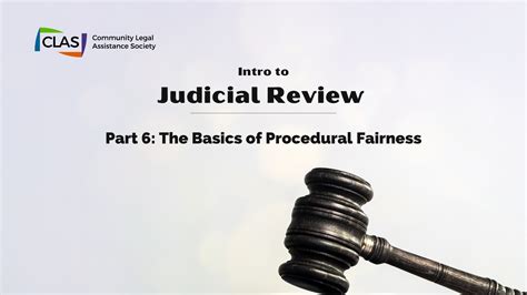 Which Of The Following Terms Means Procedural Fairness