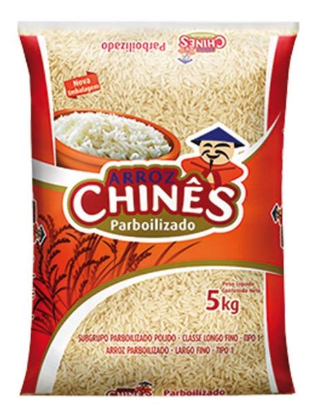 Arroz Parboilizado Chinês 5kg Pacote MercadoLivre