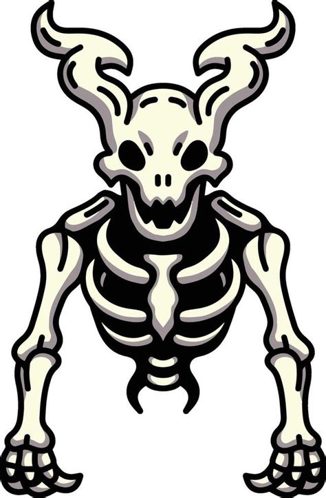 Skull Skeleton Animal Beast 40328132 Vector Art At Vecteezy