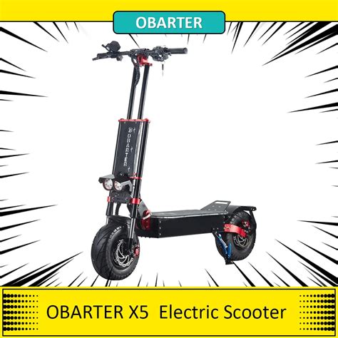 OBARTER Patinete El Ctrico X5 Para Adultos Scooter Potente De 60V 2800W