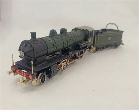 JOUEF HO LOCOMOTIVE à vapeur 140C231 Mantes SNCF réf 828E EUR 23 50