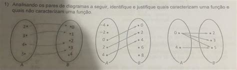 1 Analisando Os Pares De Diagramas A Seguir Identifique E Justifique