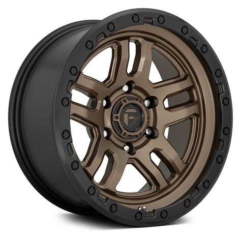 FUEL D702 AMMO Wheels Bronze Center With Black Lip Rims