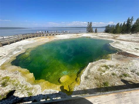 Abyss Pool At West Thumb Geyser Basin In Yellowstone Flickr