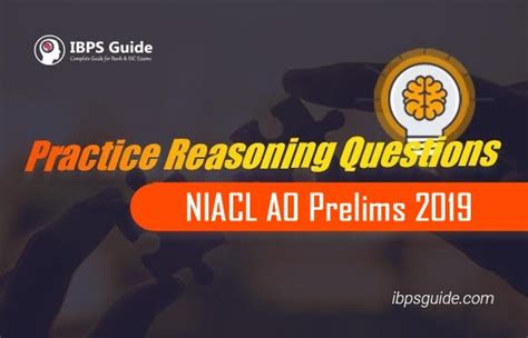 NIACL AO Prelims Reasoning Ability Questions Day 68