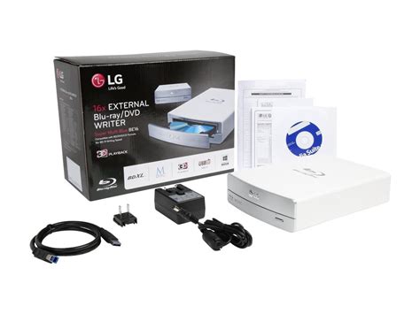 Lg Usb External X Blu Ray Disc Rewriter Newegg