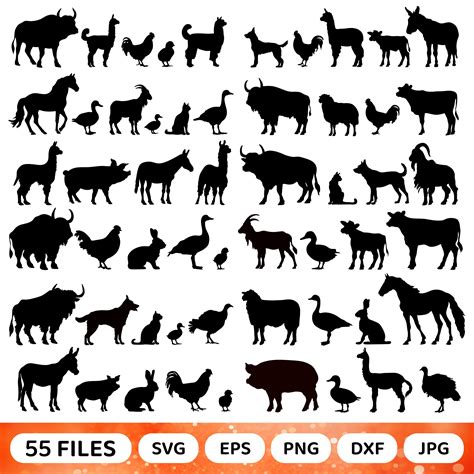 Animal SVG Bundle, Farm Animal SVG, Farm Life SVG, Farm Animal Cricut ...