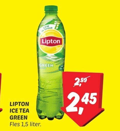 Lipton Ice Tea Green Liter Aanbieding Bij Dekamarkt