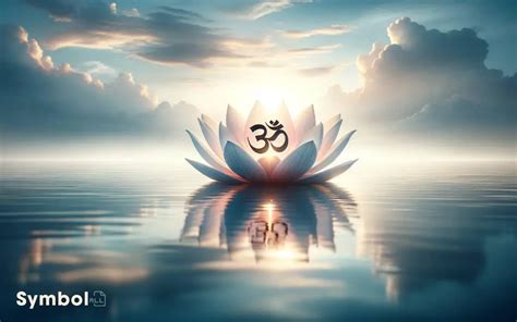 Lotus Flower Om Symbol Meaning Purity Enlightenment