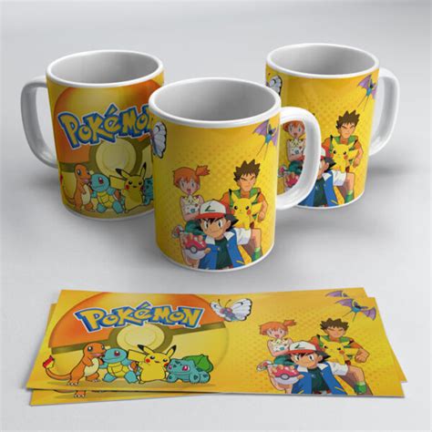 Plantillas Para Tazas De Pokémon Pack 1 39 Diseños