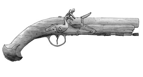 Flintlock pistol by Vayneik on DeviantArt