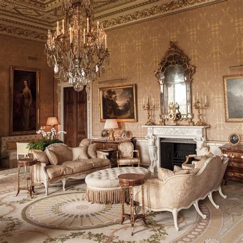 The Gold Drawing Room At Ballyfin Near The Slieve Bloom Mountains