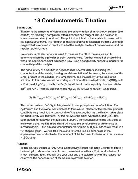 PDF 18 Conductometric Titration DOKUMEN TIPS