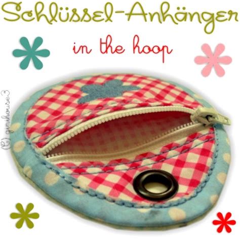 Schlüsselanhänger Mini Täschchen key chain 10x10 ginihouse3