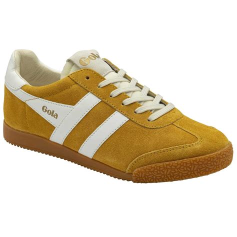 Gola Classics Elan Women S Retro Suede Trainers In Sun White