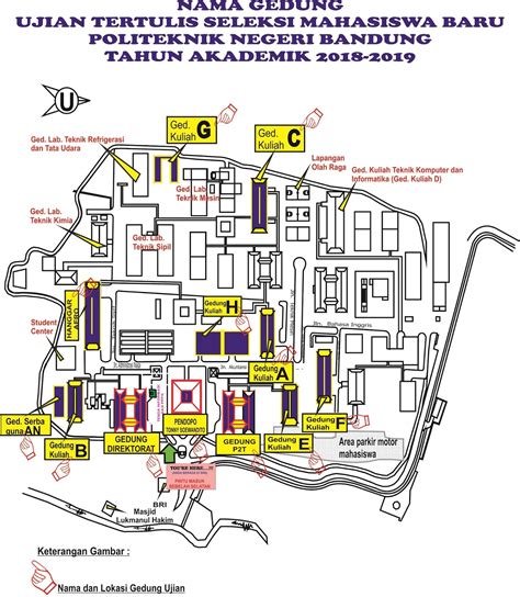 Denah Lokasi Ujian Umpn Polban Ta 20192020 Politeknik Negeri Bandung