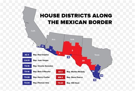 Border Congressional Districts On Mexico Border Png Trump Wall