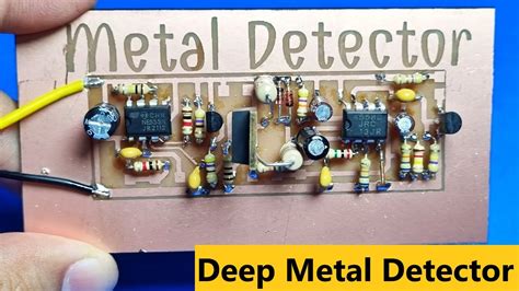 DIY Metal Detector How To Make A Deep Metal Detector YouTube