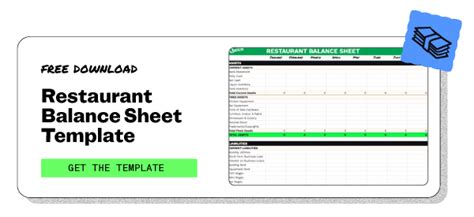 How To Manage a Restaurant Balance Sheet: Tips + Template