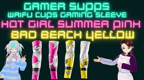 Gamer Supps Waifu Cups Gaming Sleeves Review Youtube